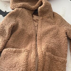 Cozy Brown Sherpa Jacket
